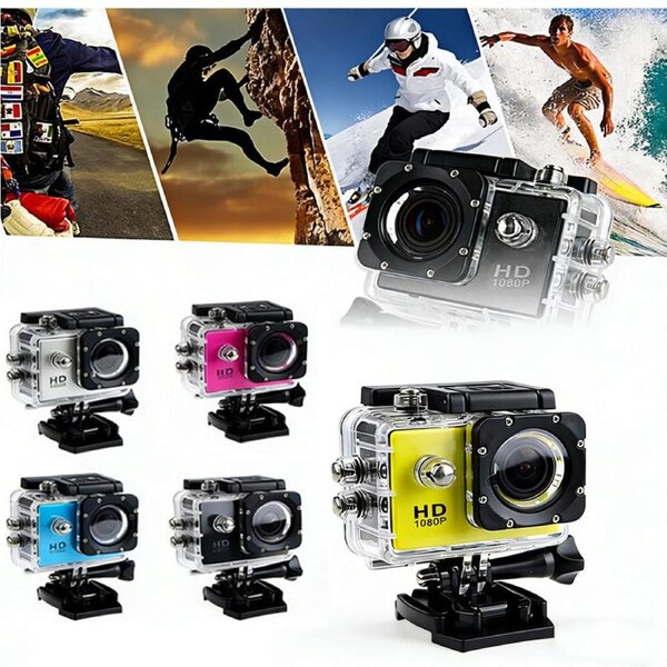 1080P 4K HD 2" Waterproof Sports Action Camera 12MP Video DVR Recorder Go Pro