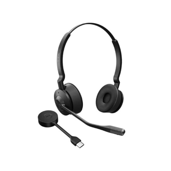 Jabra Engage 55 Se Uc Stereo Dect Headset,Link 400C Bluetooth Dongle, Usb-C
