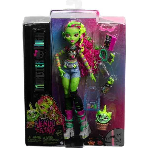 Monster High Venus McFlytrap With Chewlian Pet Fashion Doll
