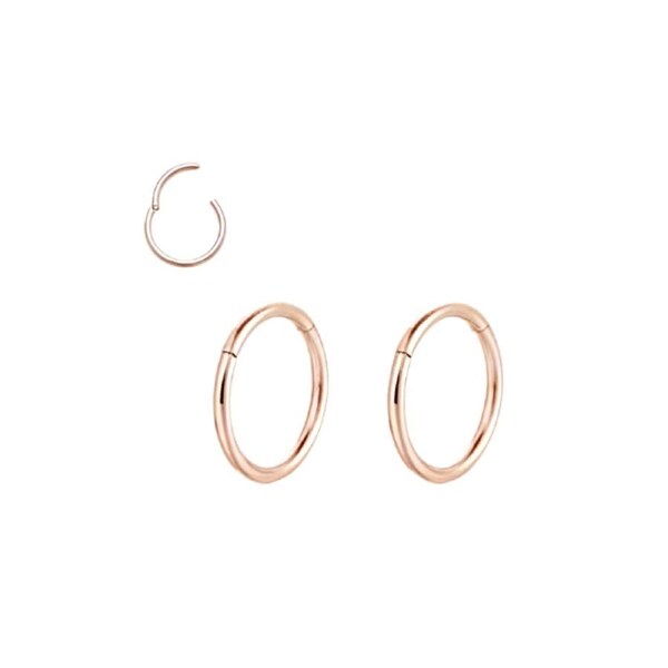 Rossan Hinged Ring Rose Gold 12mm
