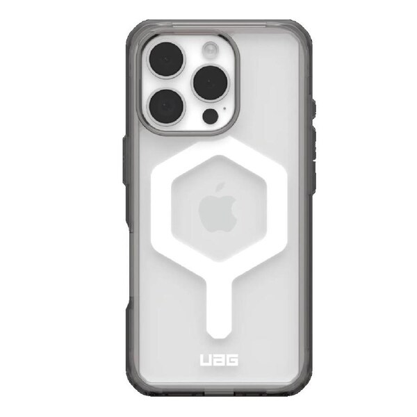 UAG Plyo MagSafe Apple iPhone 16 Pro Max (6.9') Rugged Case - Ash/White (114481113141), 16ft. Drop Protection (4.8M), Armored Shell, 10 Years Warranty 114481113141