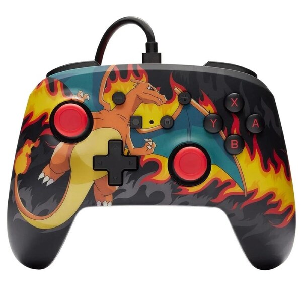 PowerA Enhanced Wired Controller for Nintendo Switch Charizard Firestorm