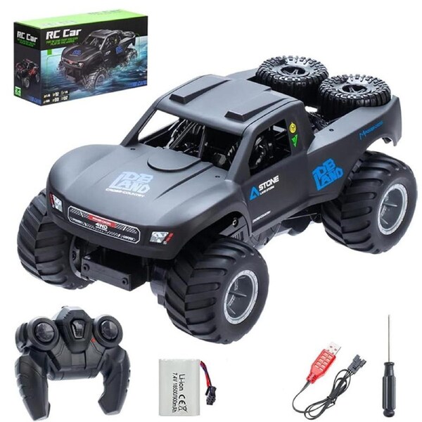 Catzon Remote Control Car Toys Waterproof RC Truck All Terrain Off Road RC Car for Kids Pool Toys Blue