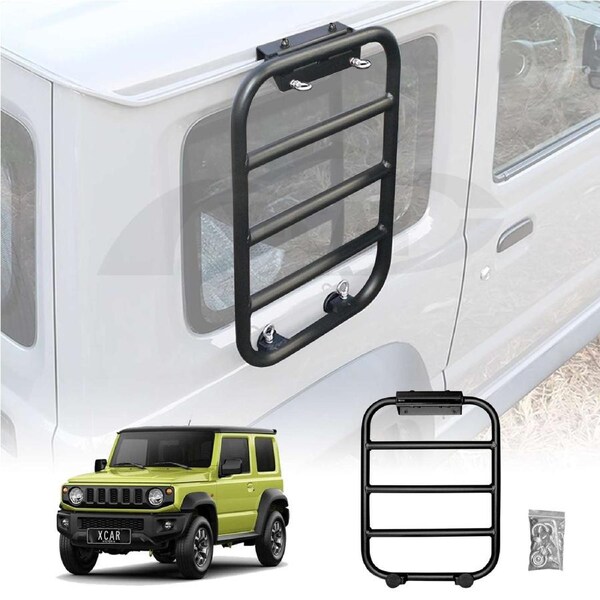 Side Ladder For Suzuki Jimny 3-Door 2018-Onwards Rear Window Car Extension Climbing Ladder Protective Frames Accessories