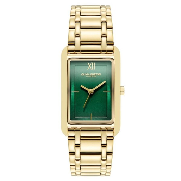 Olivia Burton Gold Steel Forest Green Dial Women's Watch - 24000195