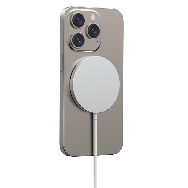 TODO 15W Fast Charging Wireless Phone Charger Pad Charge - White