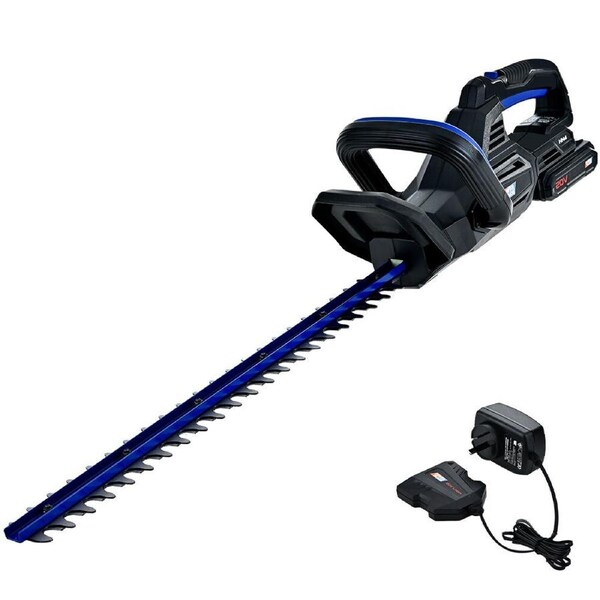 POWERBLADE HH4 20V Cordless Electric Hedge Trimmer Kit, with Lithium Battery and Fast Charger