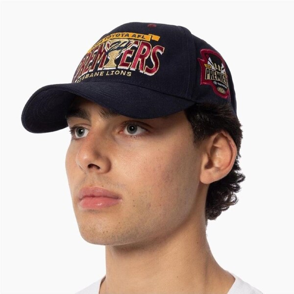 Brisbane Lions 2024 Premiers Adults Navy Cap