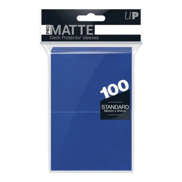 Ultra Pro: PRO-Matte 100ct Standard Deck Protector sleeves: Blue