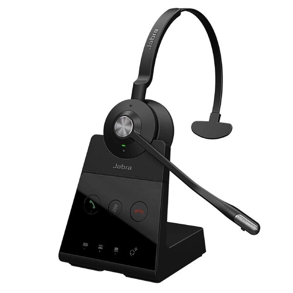 Jabra Engage 65 SE Mono professional wireless headsets Up to 150 meters DECT wireless range, Talk-time Up to 13 hours, Busylight Advanced noise-cancel 9653-553-117
