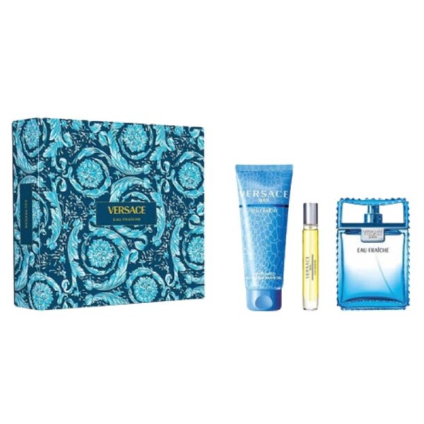 Versace Man Eau Fraiche by Versace 3 Piece Set