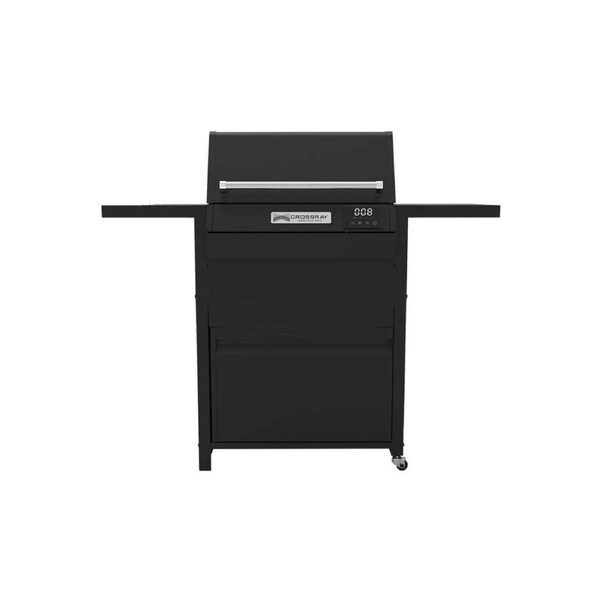 Crossray Portable Extreme Electric BBQ w/ Trolley 2200W Home/Camping Black