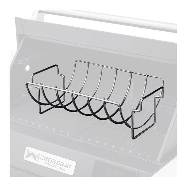 Crossray TCEAC-005 Stainless Steel Portable Roasting Barbecue BBQ Rack Black