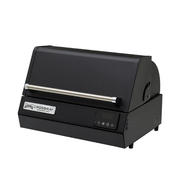 Crossray Portable Electric Barbecue BBQ Grill 2200W Home Outdoor/Camping Black