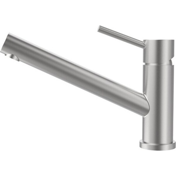 Belling Lowline Stainless Steel Swivel Mixer Tap Kitchen Sink Faucet 17x24cm