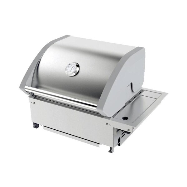 Crossray Stainless Steel Compact Drop-In 2B Gas Home Outdoor BBQ Grill Silver