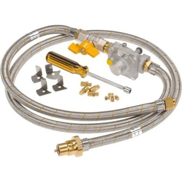 Crossray Natural Gas Conversion Kit w/ Regulator & 2M Hose Outdoor Cooking