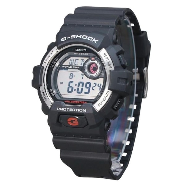 Casio G-SHOCK Illuminator Digital Multi Time Quartz G-8900S-1 200M Mens Watch