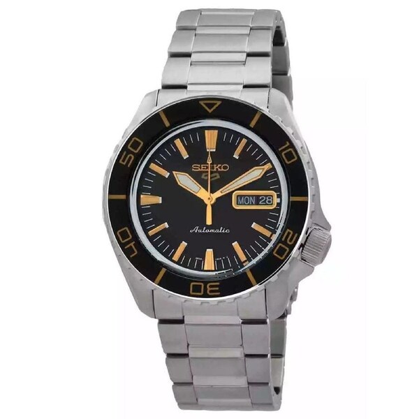 Seiko 5 Sports SKX Series Black Sunray Dial Automatic SRPK99K1 100M Mens watch