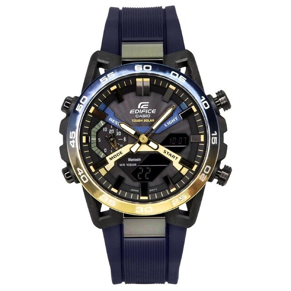 Casio EDIFICE Sospensione Nighttime Drive Mobile Link ECB-2000NP-1A Mens Watch