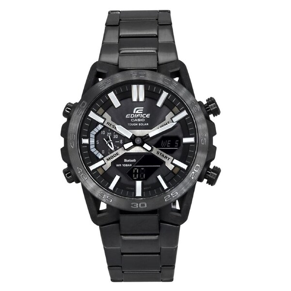 Casio EDIFICE Sospensione Bluetooth Mobile Link ECB-2000DC-1B 100M Mens Watch