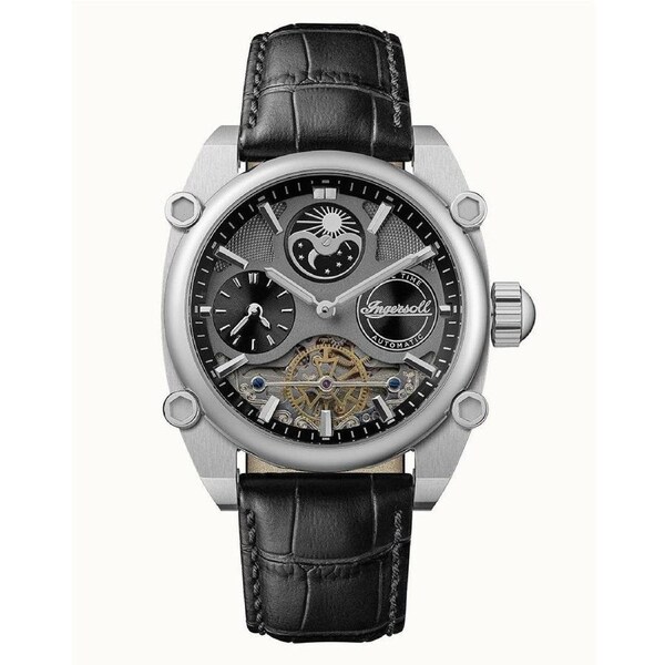 Ingersoll The Varsity Sun-Moon Phase Skeleton Dial Automatic I15402 Mens Watch