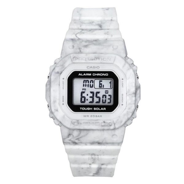 Casio G-SHOCK Digital White Bio-Based Resin Strap GMS-S5600RT-7 200M Lady Watch