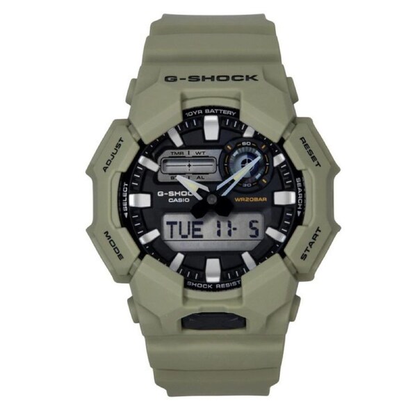Casio G-SHOCK Analog-Digital Alarm Neobrite Quartz GA-010-5A 200M Mens Watch