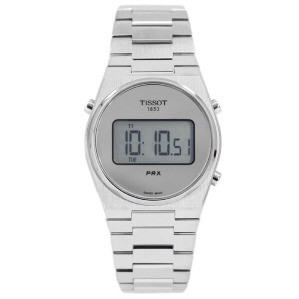 Tissot T-Classic PRX Digital EOL Indicator Mirror Dial Day/Date Unisex Watch