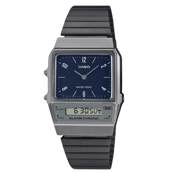 Casio Vintage Analog-Digital Alarm Chrono Dual Time AQ-800EB-2A Unisex Watch