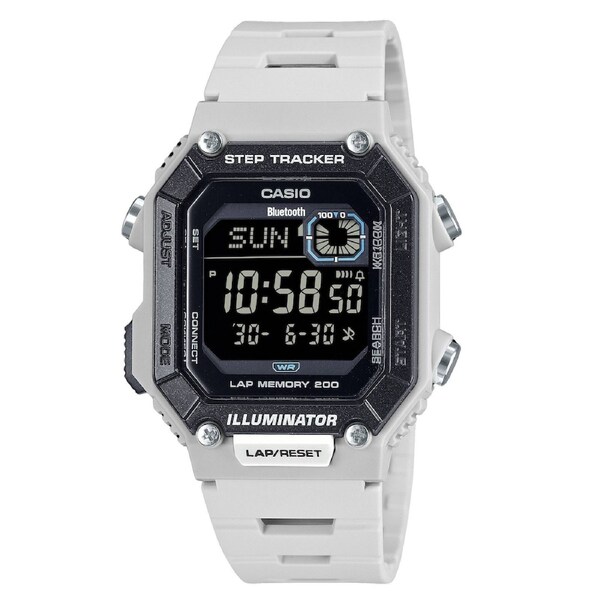 Casio Digital Bluetooth Mobile Link Step Tracker WS-B1000-8BV 100M Mens Watch