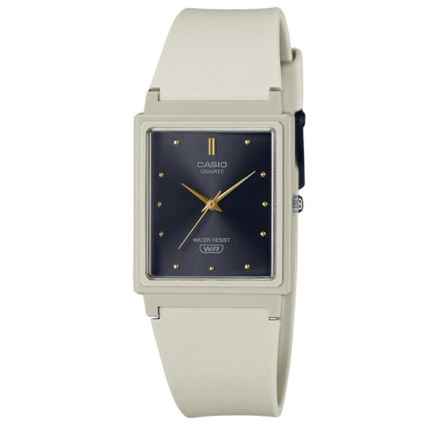 Casio POP Analog Beige Resin Strap Water-Resist Quartz MQ-38UC-8A Ladies Watch