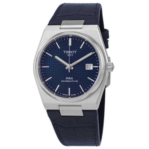 Tissot PRX Powermatic 80 Swiss Made Leather Strap T137.407.16.041.00 Mens Watch