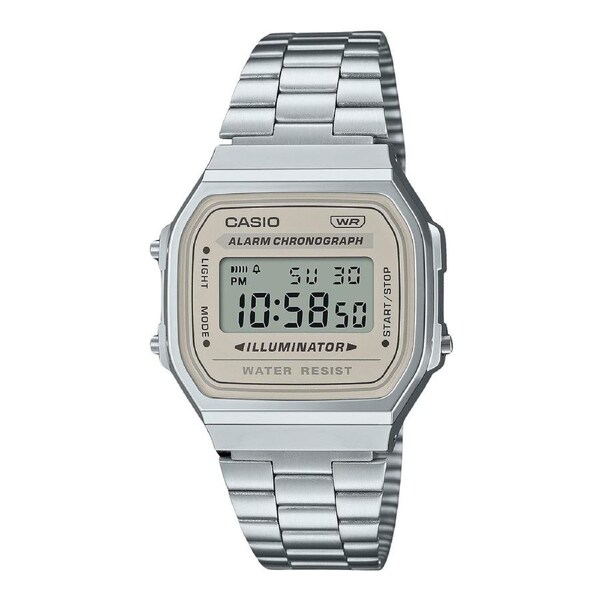 Casio Vintage Digital Alarm Chronograph Illuminator Quartz A168WA-8 Unisex Watch