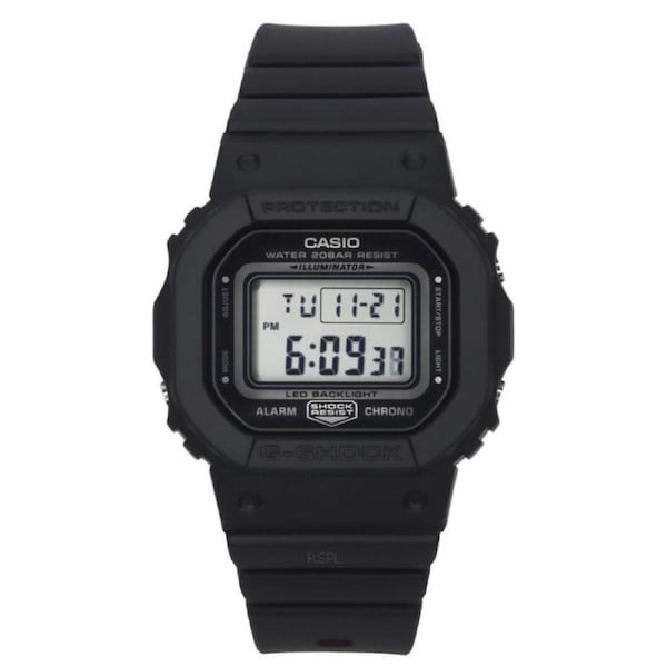 Casio G-SHOCK Digital Black Resin Alarm Chrono GMD-S5600BA-1 200M Ladies Watch