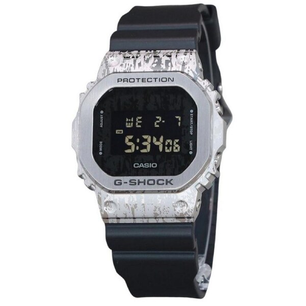 Casio G-SHOCK Digital Grunge Camouflage Series Grey Dial GM-5600GC-1 Mens Watch