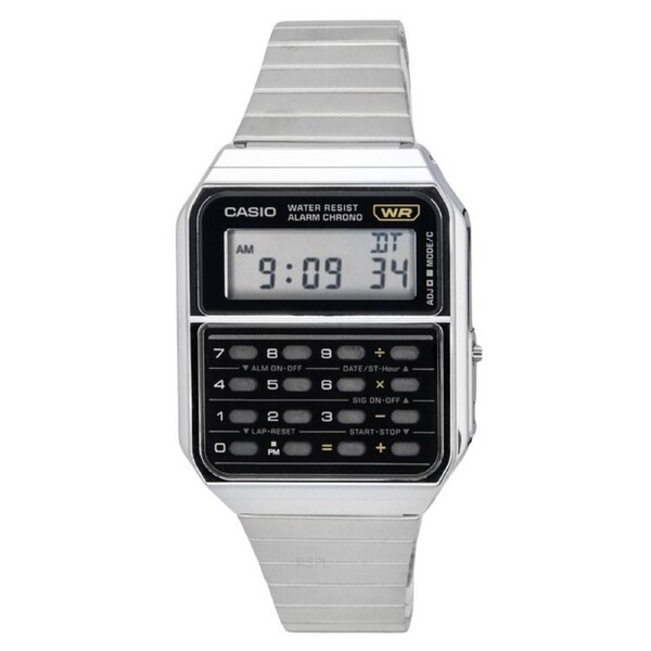 Casio Vintage Digital Calculator Alarm Chrono Stopwatch CA500WE1A 50M Mens Watch