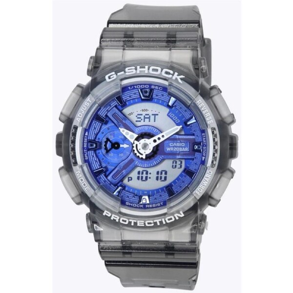 Casio G-SHOCK Analog-Digital Blue Dial Quartz GMA-S110TB-8A 200M Ladies Watch
