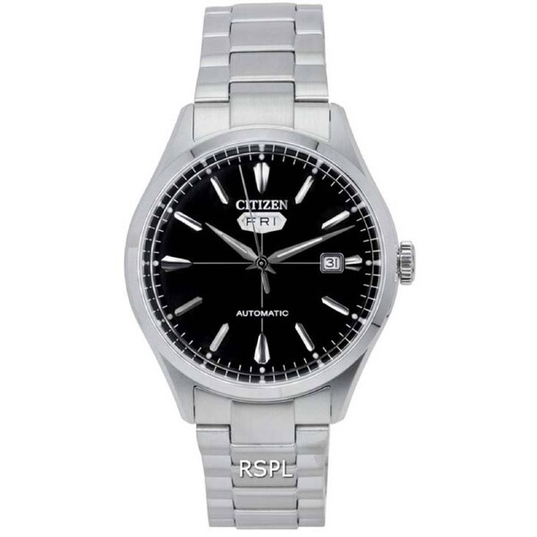 Citizen C7 Stainless Steel Black Dial 21 Jewels Automatic NH8391-51E Mens Watch