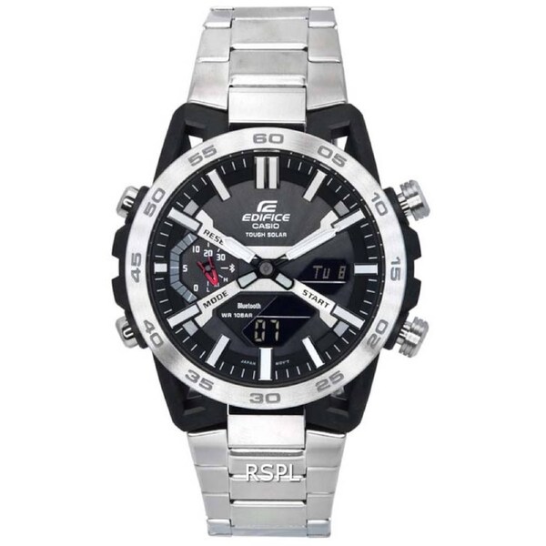 Casio EDIFICE Sospensione Bluetooth Mobile Link Solar ECB-2000D-1A Mens Watch