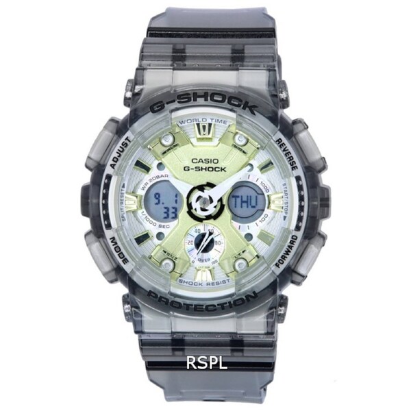 Casio G-SHOCK GMA Analog-Digital World Time Quartz GMA-S120GS-8A Ladies Watch