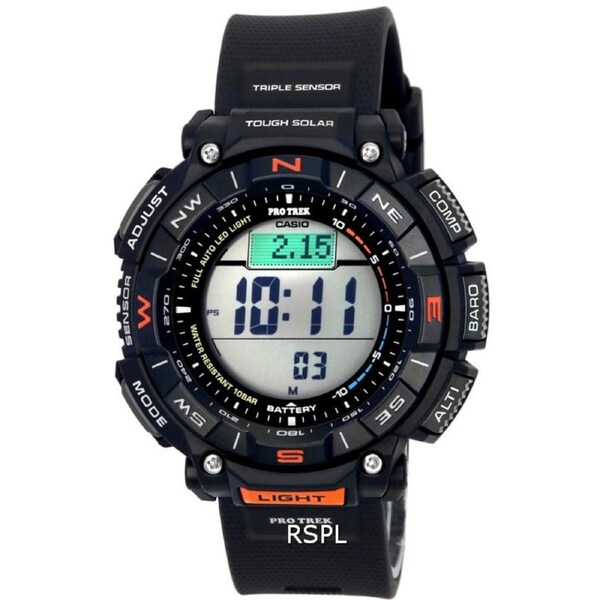 Casio PRO TREK Direction Bezel Digital Compass Barometer PRG3401 100M Mens Watch