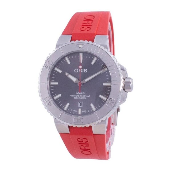 Oris Aquis Date Automatic Diver 01-733-7730-4153-07-4-24-66EB 300M Mens Watch
