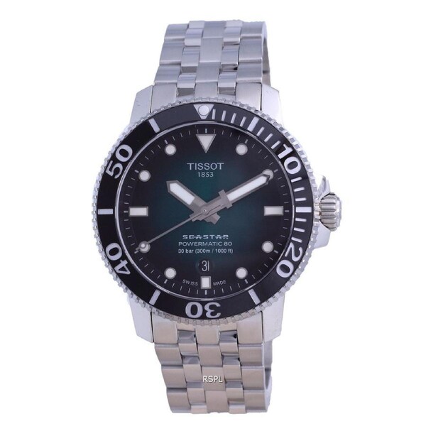 Tissot T-Sport Seastar Powermatic 80 300M Swiss Made Automatic Diver Mens Watch