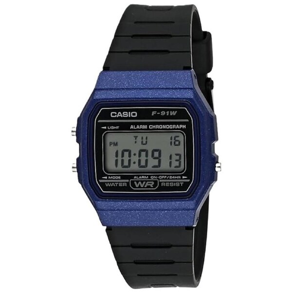 Casio F-91W Digital Alarm Chronograph Backlight Calendar 30M Unisex Watch