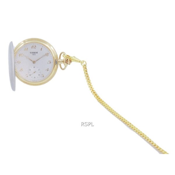 Tissot T-Pocket Savonnettes Swiss Made Brass Case Quartz T83945932 Pocket Watch