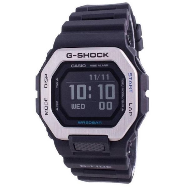 Casio G-SHOCK G-Lide Vibe Alarm Backlight World Time Quartz GBX-100-1 Mens Watch
