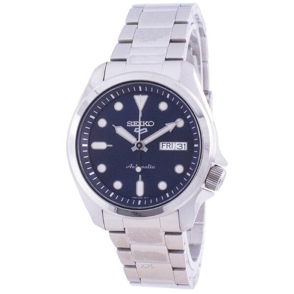 Seiko 5 Sports Blue Dial 24 Jewels Stainless Steel Automatic SRPE53K1 Mens Watch