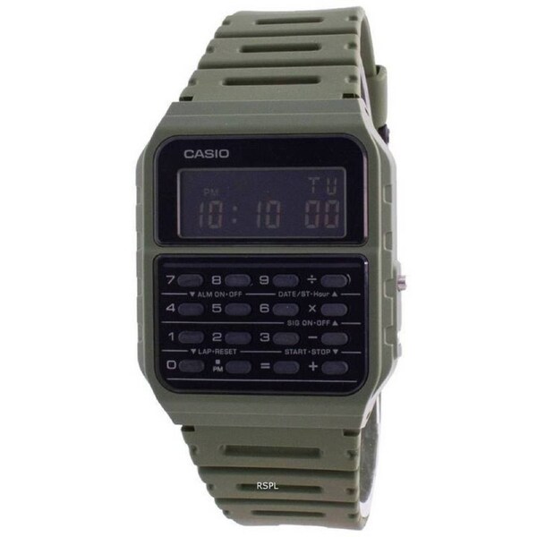 Casio Databank 8 Digit Calculator Alarm CA53WF-3B Quartz 30M Unisex Watch