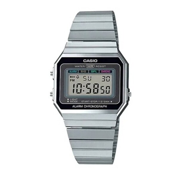 Casio Digital Alarm Chronograph Stopwatch A700W-1A A700W-1 Quartz Mens Watch 30M